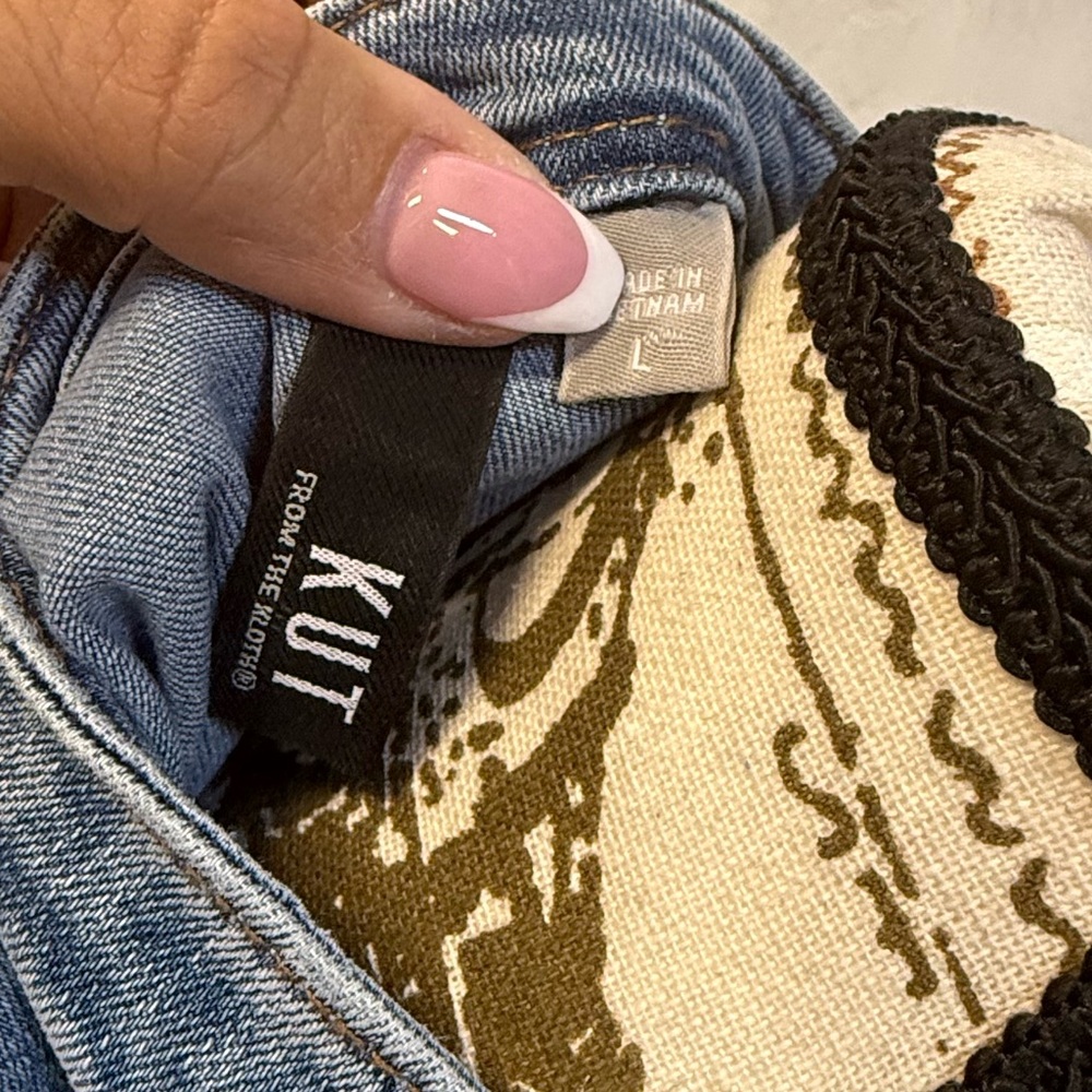 Kut from the Kloth Light Blue Denim Dress - Picture 4 of 4
